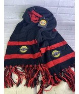 Guns N Roses Logo Black Red Winter Scarf with Tassels Adult Unisex NEW - $31.19