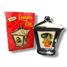 1950&#39;s Penn Wax Works Lantern Lite Christmas Candle Original Box Never L... - £48.54 GBP