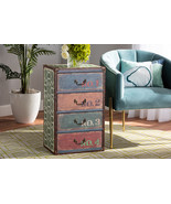Sigrid Multicolor 4-Drawer Accent Storage Cabinet - $3,182.95 MXN