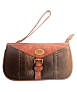 BOC Born Concepts Brown Black Wristlet Wallet Clutch w Zip Closure Card ... - $22.43