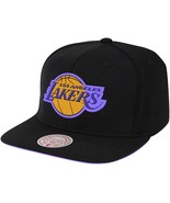 Mitchell &amp; Ness Los Angeles Lakers Highlighter Team Pop Snapback Hat Black - $46.14 CAD