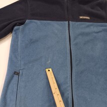 Columbia WT3220 Men’s LT Steens Mountain 2.0 Black/Blue Full Zip Fleece Jacket image 5