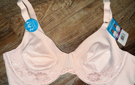 Vanity Fair ~ Womens Bra Radiant Smooth Under Clothes Underwire Light Pink 42DDD - $24.74