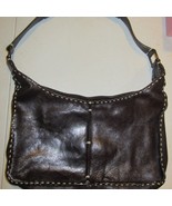 Vintage  Jonny Farah  brown leather  hobo purse - $95.00