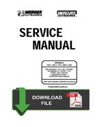Mercury Mariner 135,150,175,200,225 2 Stroke Service Shop / Repair Manual - $9.95