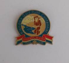 Vintage 1898-1998 Klondike Gold Rush Centennial Skagway, Alaska Lapel Hat Pin - £5.81 GBP