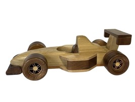 Formula One Racer F1 Wood Artisan Crafted Race Car Toy Replica OOAK - $42.54