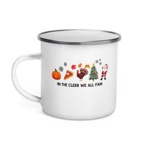 Funny Coffee Mug - Funny Coffee Mug - In The Clerb We All Fam Enamel Mug, Funny  - $21.53