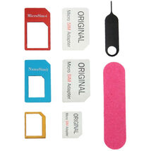 Adaptador Nano SIM para carto Micro SIM + Adaptador Nano SIM para carto ... - $2.46