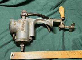 Vintage Manual/Hand Crank Meat Grinder On Handle LF&amp;C New Britain, Conn.... - $10.00