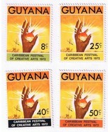 Stamps Guyana Caribbean Festival Of Creative Arts 1972 MLH - £1.67 GBP