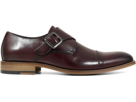Stacy Adams Desmond Shoes Cap Toe Monk Strap Burgundy 25162-601 image 6