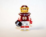 Minifigure Washington Commanders Football NFL Player Custom Toy - £4.10 GBP