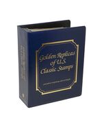 22k Golden Replicas of US Classic Stamps 1847-1932 First Day of Issue En... - $97.99