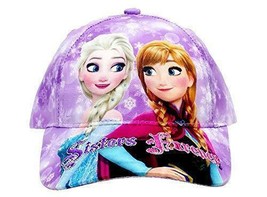 Disney Frozen Baseball Cap Anna and Elsa Purple - $9.49