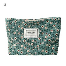 Fashion Simple  Jacquard Cosmetic Bag Large Capacity Travel Makeup Bag Skincare  - £86.67 GBP