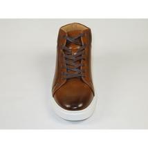 Men's Santino Luciano Ankle High Top Comfort Sneaker Dress Boot S-2452 Cognac image 3