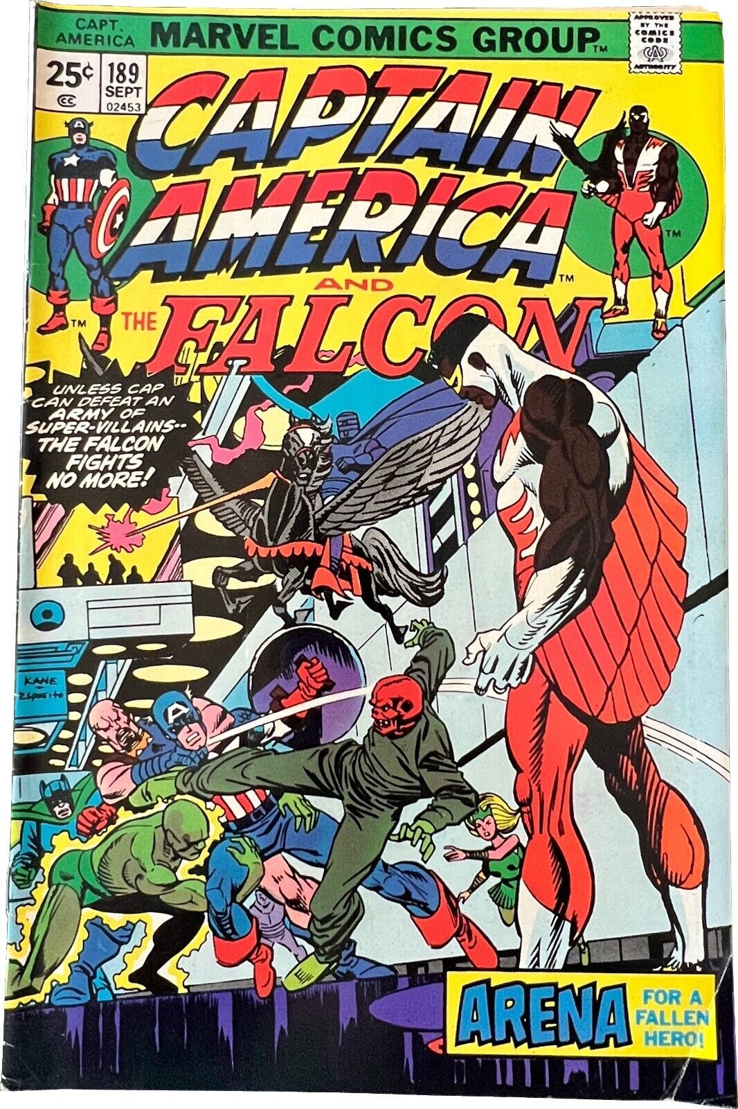 Captain America #189 Marvel Comics 1975 - £15.73 GBP