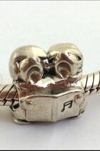 Authentic Chamilia Christmas Carolers Bead , Sterling Silver GA-146 New - €16,30 EUR