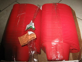 NEW LOT of 35  Bercom Handy Craft Paint Cup holder on-the-go RED / 1pt 1... - $56.96