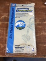 Kenmore C/Q Style Cloth Vacuum Bags 3 Pack BW131-1 - £9.56 GBP