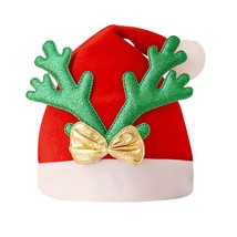2021 New Year Christmas Hat Kid Adult  Sweater Non-woven Christmas Light Hat For - £152.61 GBP