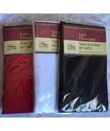 Standard / Queen Size 100% Polyester Satin Pillow Case 1 Single Pillowca... - €6,94 EUR