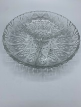 Gibson Home Jewelite Three Section Glass Relish Dish 8.75" New In Box - $6.88