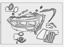 Genuine Audi Headlamp Assembly 83A-941-012-B - $791.01