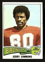 1975 Topps Denver Broncos Team Lot Jerry Simmons John Pitts Bill Thompson ! - £0.79 GBP