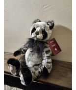 Denny Charlie Bears 2018 Collection Retired Grey Black Panda New Nwt - $168.25