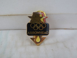1984 Summer Olympic Games Sponsor Pin - Arrowhead Water - Celluloid Pin  - £11.98 GBP