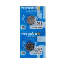 Renata 371 SR920SW Batteries - 1.55V Silver Oxide 371 Watch Battery (10 Count) - $4.95+