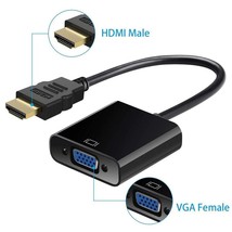 Hdmi Input To Vga OUTPUT-HDMI To Vga Converter Adapter For Pc Dvd Tv Monitor Uk - £3.17 GBP