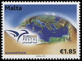 Malta. 2014. Euromed Postal - The Mediterranean Sea (MNH OG) Stamp - £4.33 GBP