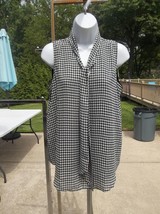 Nwot Ann Taylor Black&amp;White Houndstooth Blouse S - $19.99