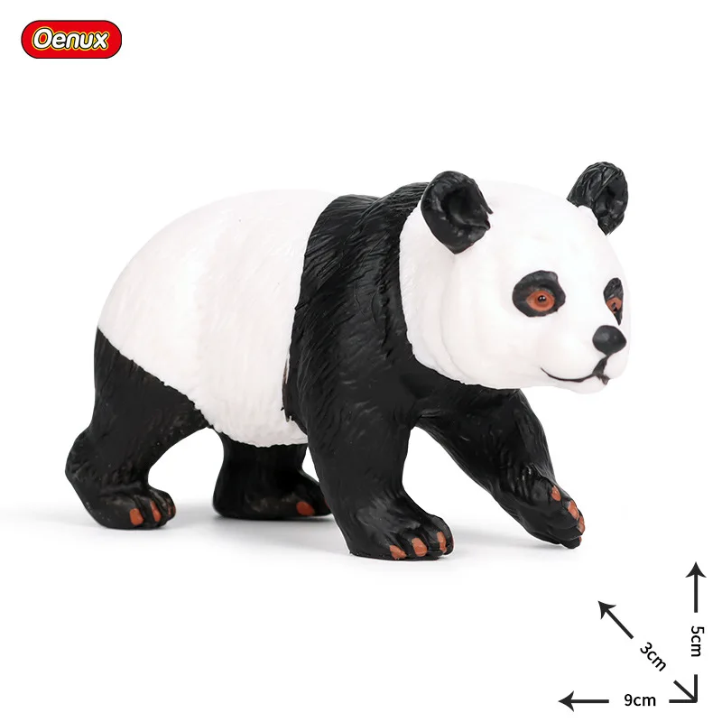 New M-073 Giant Panda Solid Simulation Wild Animal Model Giant Panda Crawling - £13.57 GBP