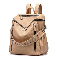 ROULENS Faux Leather Backpack For Women | Fashion Convertible Purse | Ca... - £78.16 GBP