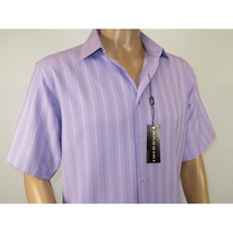 Men Short Sleeve Sport Shirt by BASSIRI Light Weight Soft Microfiber 48271 Lilac image 4