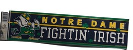 Notre Dame Fighting Irish Vintage Wincraft Decal With Leprechaun - $107.73 MXN