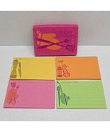 Current Inc. Colorful Cookery Recipe Cards - 10 Green 10 Orange 9 Pink 9... - €16,81 EUR