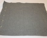 1 Ralph Lauren PENTHOUSE Border Heathered Grey Wool Standard Sham $175 - $53.71