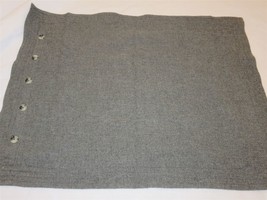 1 Ralph Lauren PENTHOUSE Border Heathered Grey Wool Standard Sham $175 - £42.24 GBP