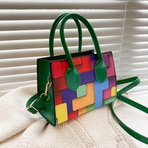 Luxury Designer Messenger Handbag Shoulder Bag Fashion Geometric Colorful Crossb - £18.86 GBP