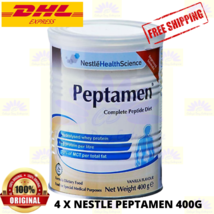 4 X Nestle Peptamen 400g Complet Peptide Régime Goût Vanille - £191.91 GBP