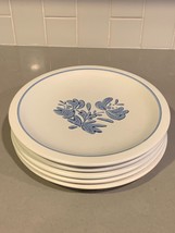 Vintage Pfaltzgraff Yorktowne Dinner Plates 10 1/4&quot; Set of 5 CASTLE MARKED - £24.93 GBP