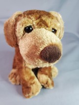 Golden Bear Co Plush Blood Hound Puppy Dog Stuffed Animal Toy 2001 6in Red Eyes - £7.70 GBP