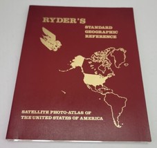 Ryders Standard Geographic Reference Atlas United States Illustrated Boo... - $14.50