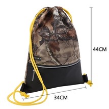 Drawstring Bag Gym Pouch Bag Waterproof Backpack Women Portable Outdoor sports S - £20.43 GBP