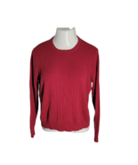 Kim Rogers Pullover Knit Sweater ~ Sz L ~ Red ~ Long Sleeve  - £17.91 GBP